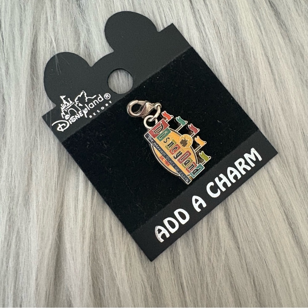 RARE Disneyland 50th Happiest Place on Earth Entrance Sign Mini Add a Charm